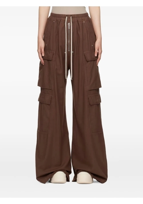 Rick Owens DRKSHDW drawstring cargo trousers - Brown