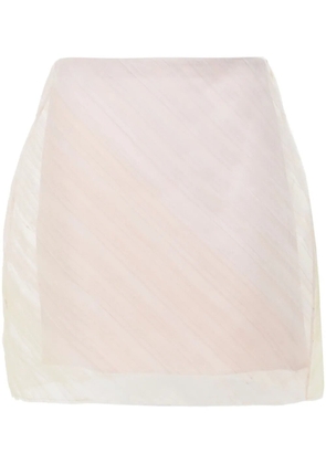 Viktor & Rolf tulle-overlay mini skirt - Pink