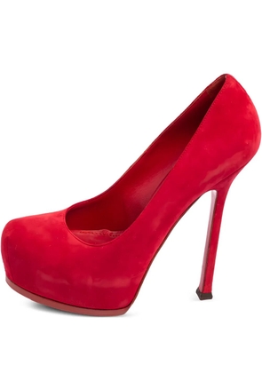 Saint Laurent Pre-Owned 135mm Tribtoo pumps - Red