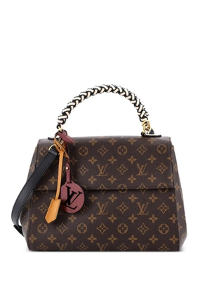 Louis Vuitton Pre-Owned Braided Handle Cluny Bag Monogram Canvas MM satchel - Brown