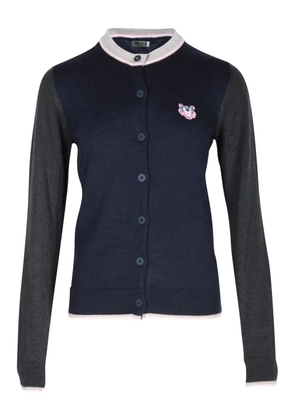 Kenzo Pre-Owned wool cardigan - Blue