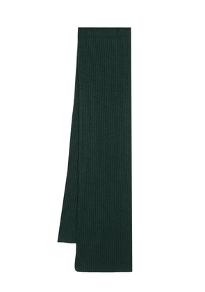 Boglioli ribbed-knit cashmere scarf - Green