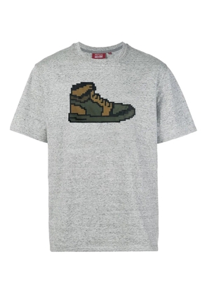 Mostly Heard Rarely Seen 8-Bit Jordan boot 8-bit T-shirt - Grey