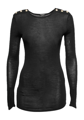 Balmain Pre-Owned wool blend sweater - Black