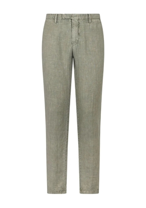 Boglioli linen chino trousers - Green