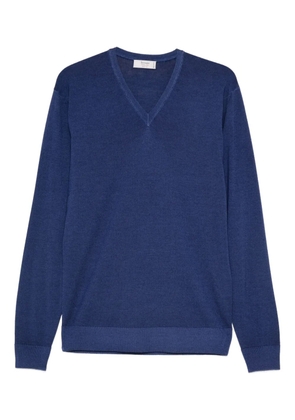 Ferrante V-neck sweater - Blue