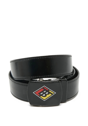 Burberry Pre-Owned TB coated canvas belt (90 cm) - Black