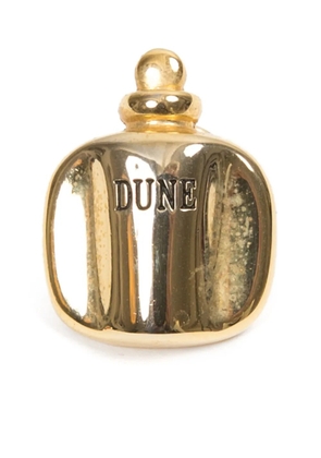 Christian Dior Pre-Owned 1990s perfume bottle pin - Gold