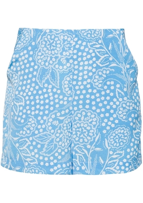 Bambah Azalea high-waisted shorts - Blue