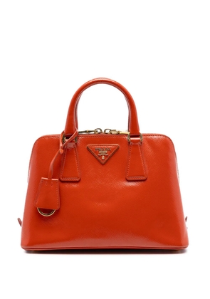 Prada Pre-Owned 2013-2025 Small Saffiano Vernice Promenade satchel - Orange