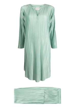 Bambah plissé trousers set - Green