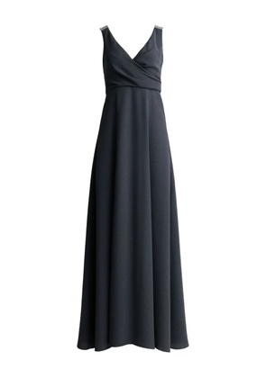 St. John V-neck maxi dress - Grey