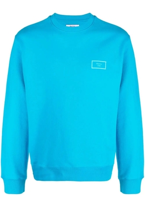 Martine Rose logo-print crew-neck sweatshirt - Blue