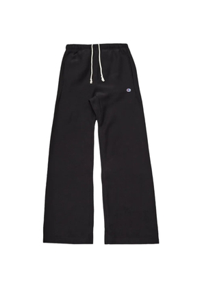 Champion elasticated-waistband logo track pants - Black