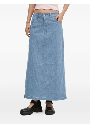 Résumé wave-pattern maxi skirt - Blue