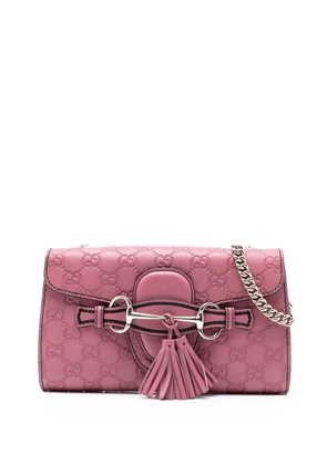 Gucci Pre-Owned 2016-2025 Small Guccissima Emily crossbody bag - Pink