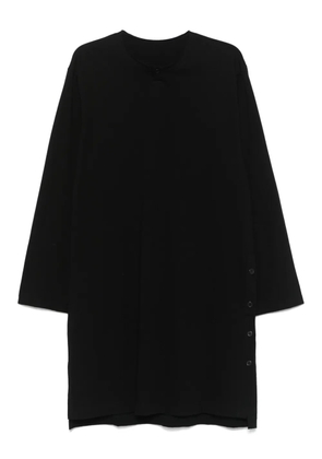 Yohji Yamamoto single-button T-shirt - Black