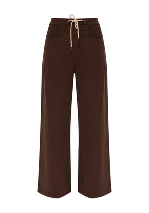 MUNTHE drawstring-waist trousers - Brown