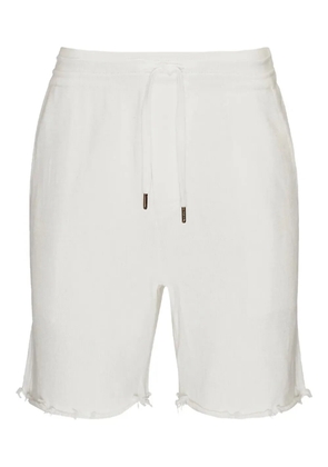 SEROYA Chris frayed-hem shorts - White