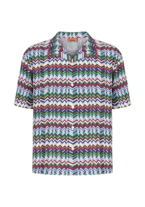 Missoni zig-zag button-down shirt - White