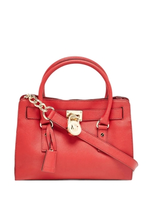 Michael Kors Vintage Hamilton North South leather tote bag - Red