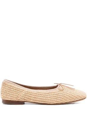 Mansur Gavriel raffia ballet flats - Neutrals