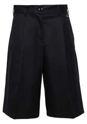 Herno cotton knee-length shorts - Blue