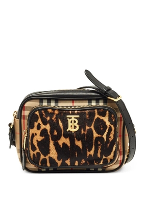 Burberry Pre-Owned leopard cross body bag - Neutrals