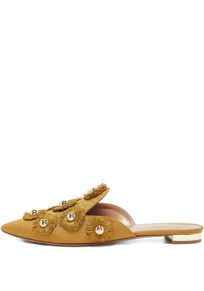 Aquazzura Sunflower mules - Yellow