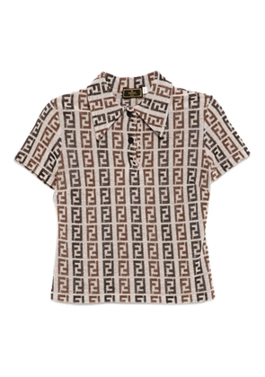 Fendi Pre-Owned 1990-2000s short sleeve top zucca - Brown