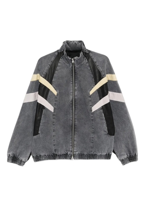 CROQUIS patchwork denim jacket - Grey