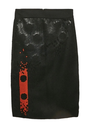 Versace Pre-Owned 2023 sequinned skirt - Black