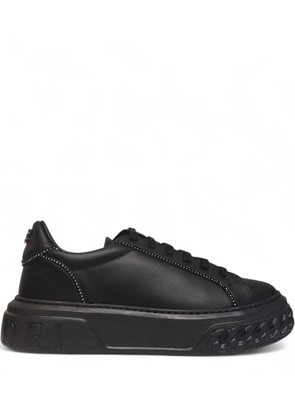Casadei Off Road chain-embossed sneakers - 9000 BLACK