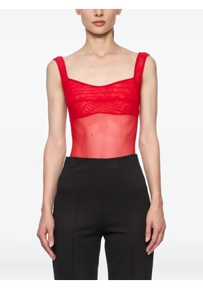 Atu Body Couture mesh bodysuit - Red