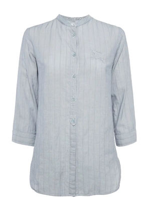 Burberry Pre-Owned striped button-up shirt - Blue