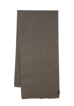 LEMAIRE logo-tag scarf - Grey