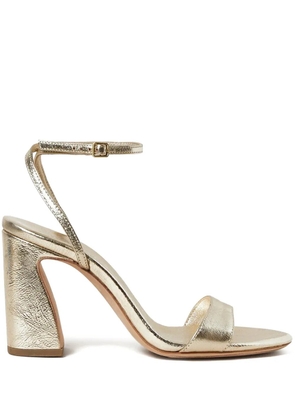 Loeffler Randall 90mm ankle-strap block-heel sandals - Gold