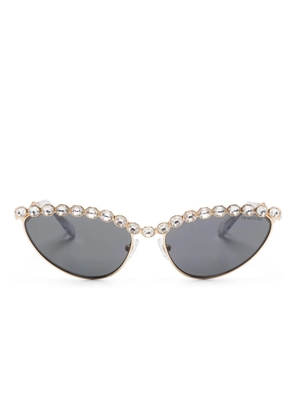 Swarovski Eyewear crystal-embellished sunglasses - Gold