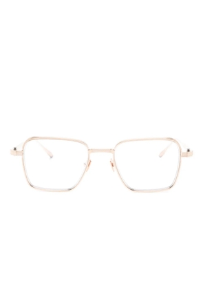 Akoni rectangle-frame glasses - Gold