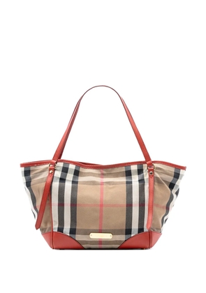 Burberry Pre-Owned 2000-2017 Small House Check Canvas Canterbury tote bag - Brown