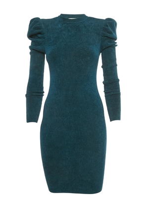 Alexandre Vauthier green mini dress - Blue