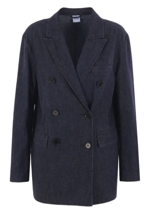 ASPESI double-breasted denim blazer - Blue