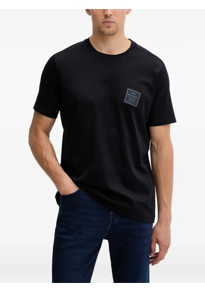 Paul & Shark patch-detail T-shirt - Black