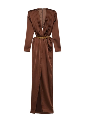 M.Marquise Jaslyn maxi dress - Brown