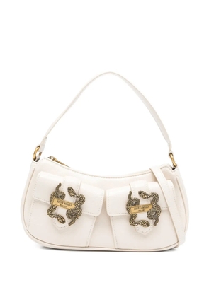 Just Cavalli snake-buckle tote bag - Neutrals