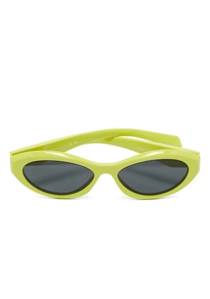 Prada Pre-Owned oval-frame sunglasses - Green