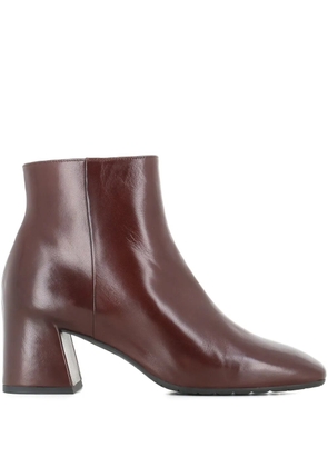 Tassinari 65mm square-toe ankle boots - Brown