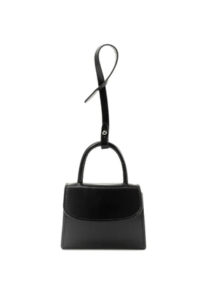 BY FAR Mini Mini structured cardholder charm - Black