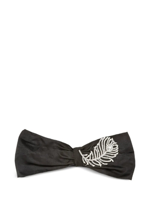 Jennifer Behr feather-motif headband - Black