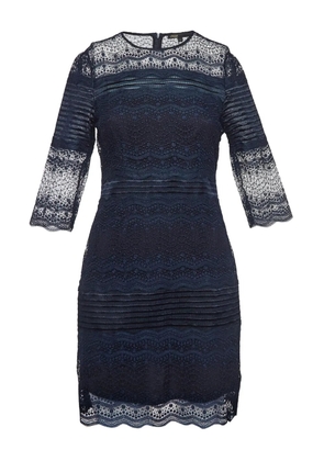 Maje Pre-Owned laced dress - Blue